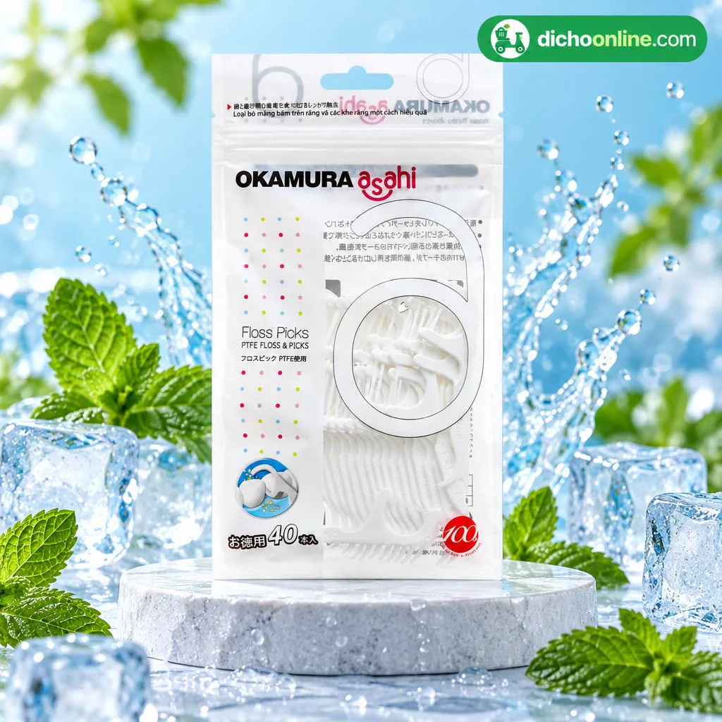 Tăm chỉ kẽ răng Okamura 40 cây