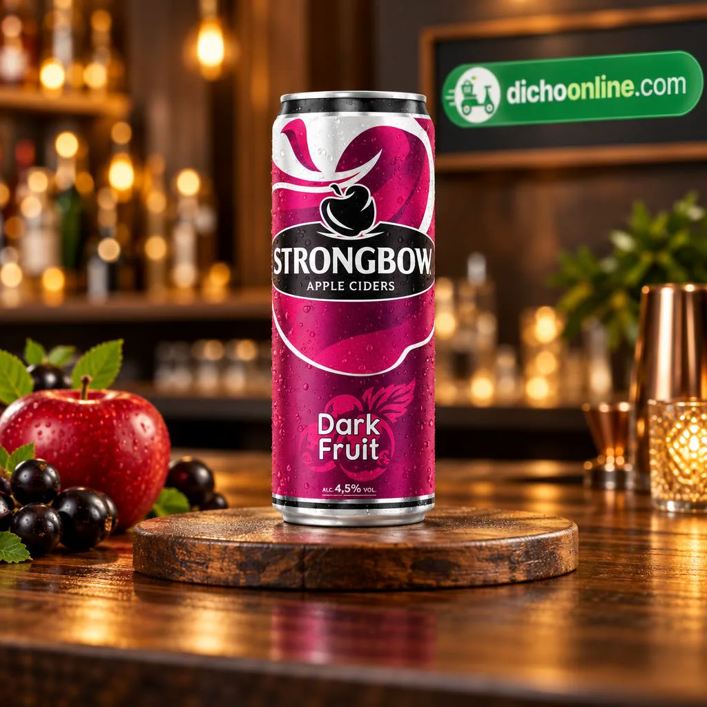 Strongbow dâu đen lon 320ml