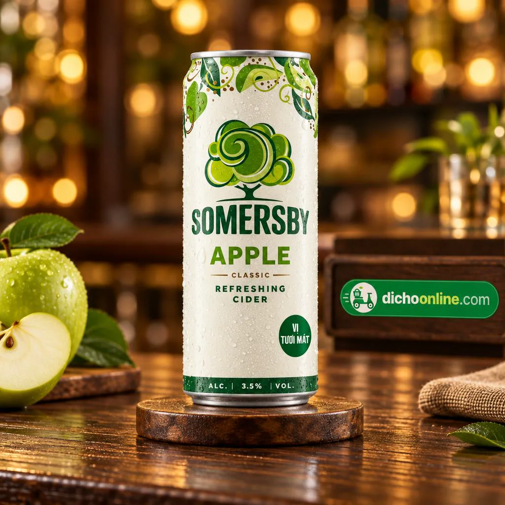 Nước táo lên men Somersby lon 320ml