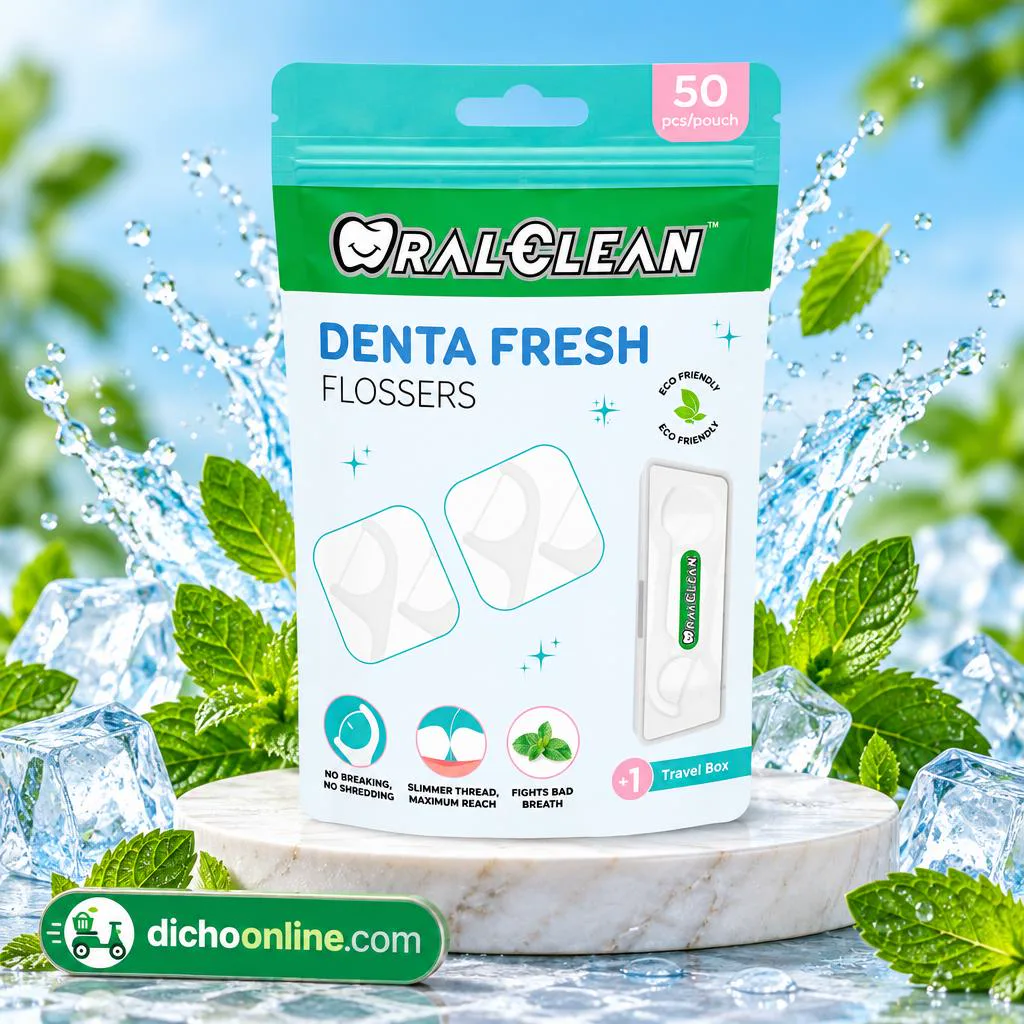 Tăm chỉ kẽ răng Oral-Clean Dentafresh 50 cây